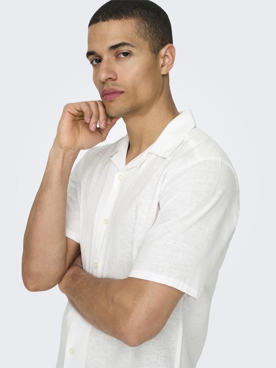 Image du produit Only & Sons Chemise unie à manches courtes (M)