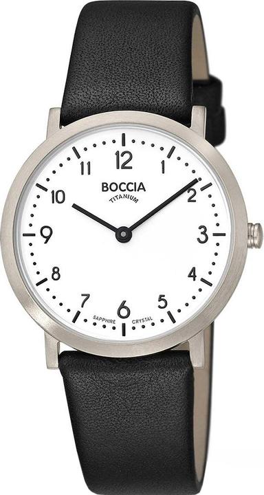 Actual product image Boccia 3335-01 Ladies Titanium Watch 34mm 5ATM (Analogue wristwatch, 34 mm)
