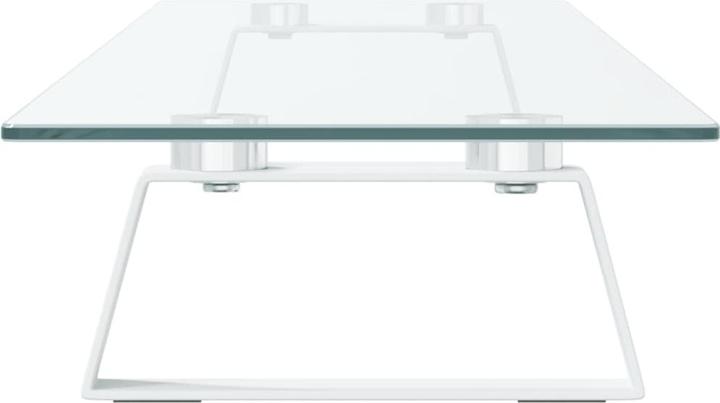Produktbild VidaXL Monitorständer Weiss 100x20x8 cm Hartglas und