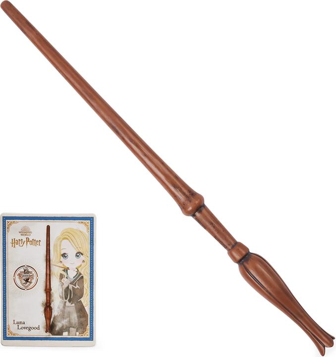 Spin Master Wizarding World Harry Potter - Authentischer Luna Lovegood Zauberstab aus Kunststoff mit