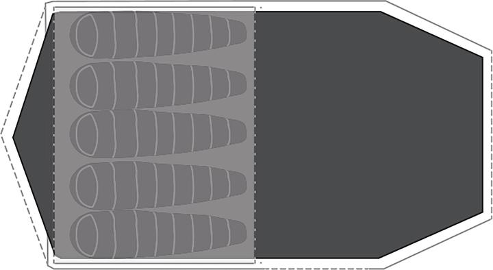 Actual product image Robens Footprint Paso Flex 5