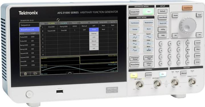 Produktbild Tektronix AFG31022 Funktionsgenerator netzbetrieben 0.000001 Hz - 25 MHz 2-Kana