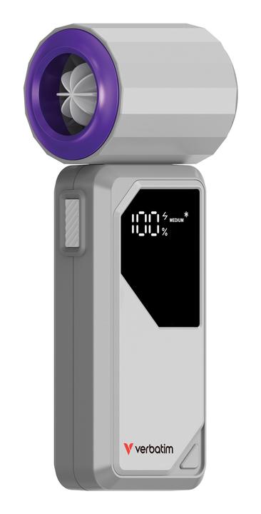 Immagine prodotto Verbatim Handventilator Cool'n'Go AirJet grau/lila