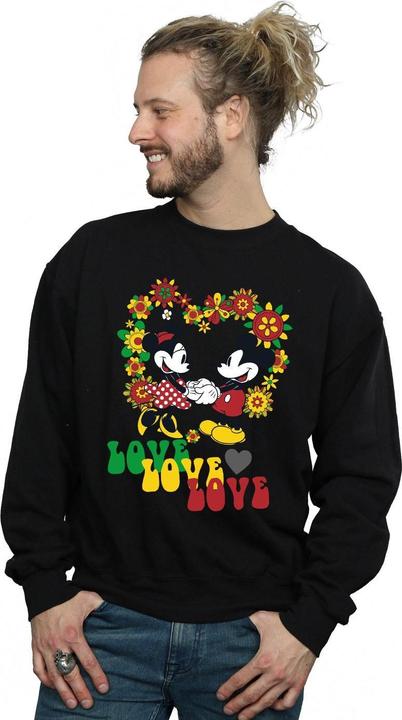 Immagine prodotto Disney Mickey And Minnie Mouse Hippie Love Felpa Uomo (XL)