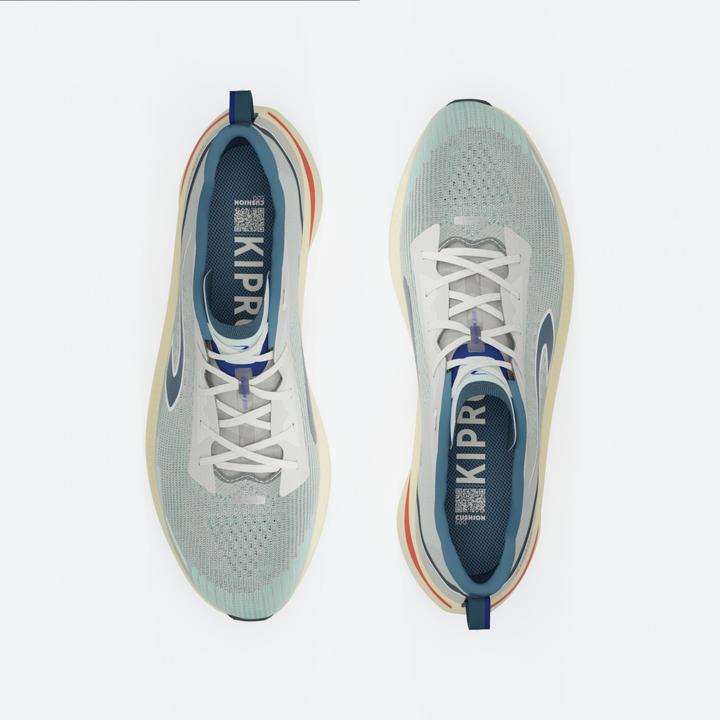 Produktbild Kiprun Laufschuhe Herren - Cushion 500 weiss/beige (45)