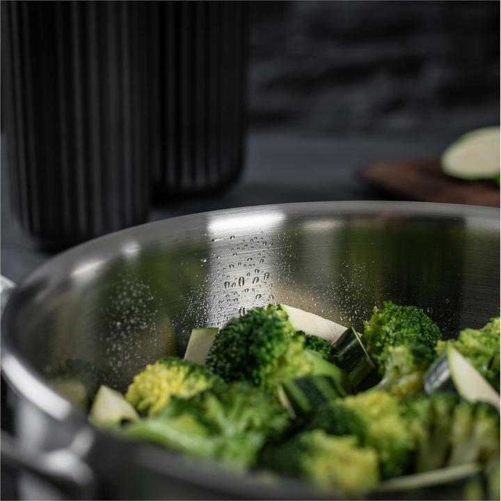 Productafbeelding Kuhn Rikon CULINARY FIVEPLY Serveerpan 3,0 L - Ø 24 cm (24 cm, Kookpotten en pannenset, Aluminium, Roestvrij staal)