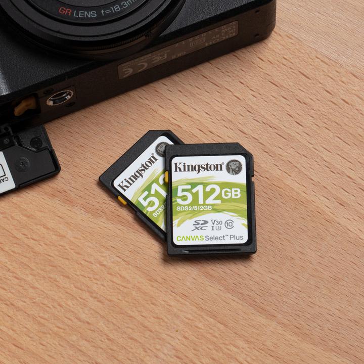 Produktbild Kingston Canvas Select Plus (512 GB, SDXC, U3, UHS-I)