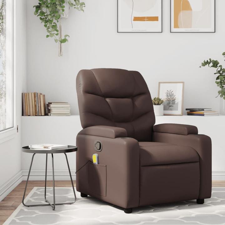 Immagine prodotto VidaXL Sedia da massaggio in similpelle marrone,Colore: Marrone,Materiale