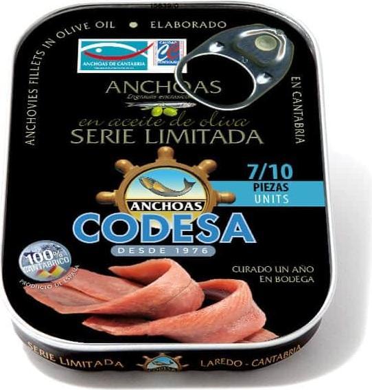 Immagine prodotto Codesa Filetti di acciughe cantabriche Limited (115 g)
