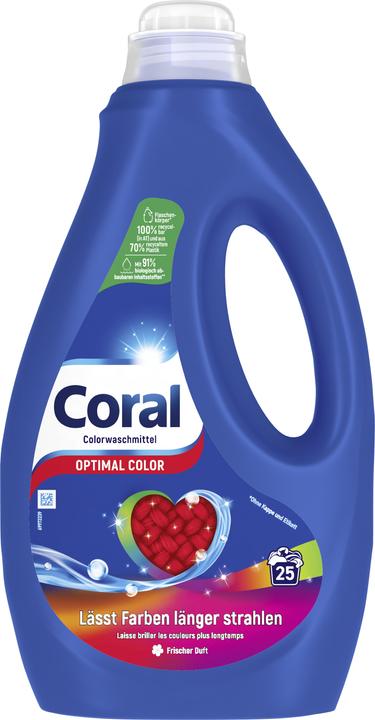 Coral Colore ottimale (25 Cicli di lavaggio, Liquida)