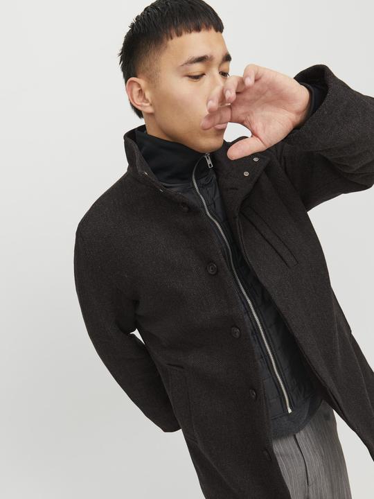 Produktbild Jack & Jones Fischgrätmuster Doppelkragen Jacke (XL)