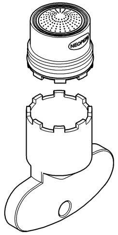 Image du produit Grohe Kit mousseur (13937000)