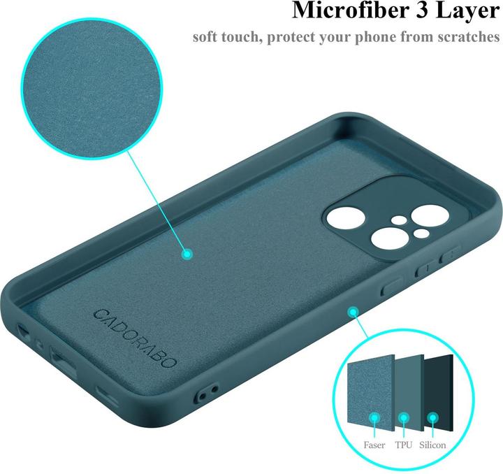 Actual product image Cadorabo Case for Redmi 12C TPU in liquid protection silicone design (Xiaomi Redmi 12C)