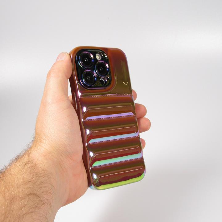 Image du produit PhoneLook Coque Silicone 3D coussins brillant & réfléchissant (Apple iPhone 14 Pro)