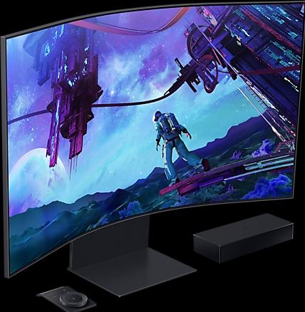 Actual product image Samsung Odyssey ARK - G97NC (3840 x 2160 Pixels, 55")