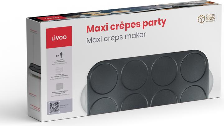 Immagine prodotto Livoo Maxi crêpe party (Spina UE)