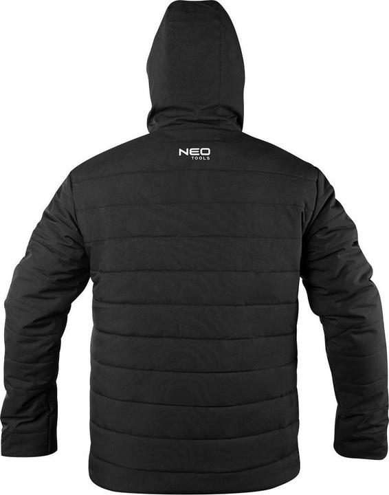 Produktbild Topex Winter-Arbeitsjacke mit Kapuze schwarz, 100 % Polyester M (M)
