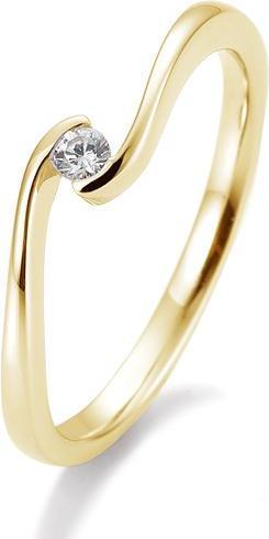 Actual product image Breuning Ring swing 0,05-0,30ct. (52, 585/14 K Gold)