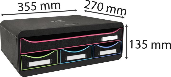 Produktbild Exacompta Stapelbare Boxen (A4+)
