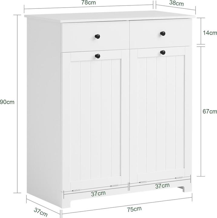 SoBuy Wäscheschrank
