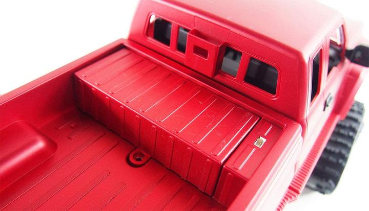 Image du produit Amewi Camionnette RC AMX FPV RTR rouge avec roues et chaînes 4WD (RTR Prêt à fonctionner)
