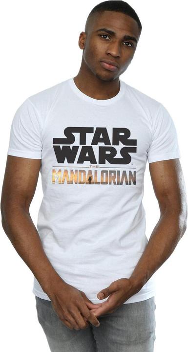Actual product image Star Wars Mens The Mandalorian Logo T-Shirt (XL)