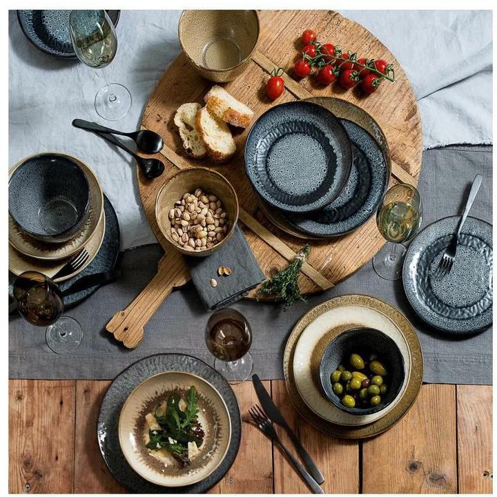 Actual product image Leonardo Plate Matera 23 cm anthracite (6 x, 23 cm)