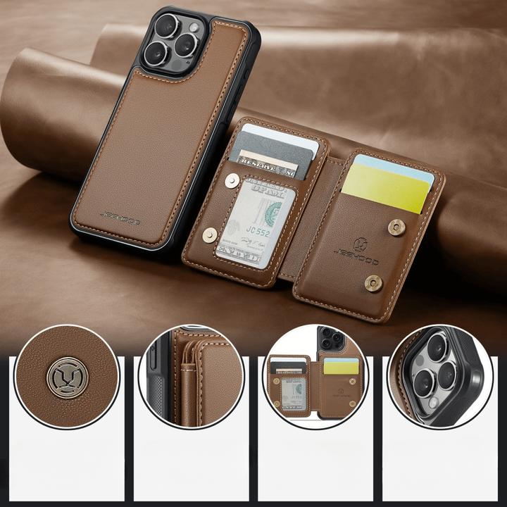 Actual product image Cover-Discount iPhone 16 Pro - 2-in-1 back cover with credit card holder (Apple iPhone 16 Pro)