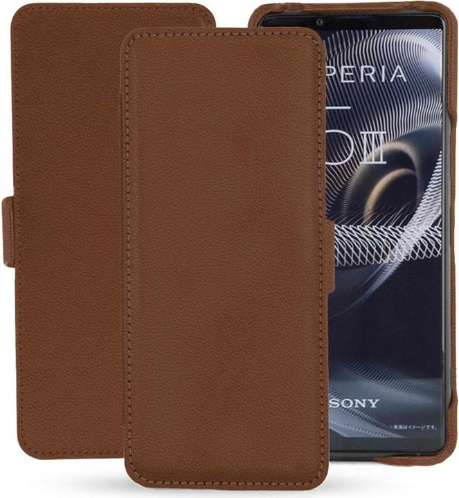 Actual product image Noreve Horizontal leather flap shell (Sony Xperia 5 III)