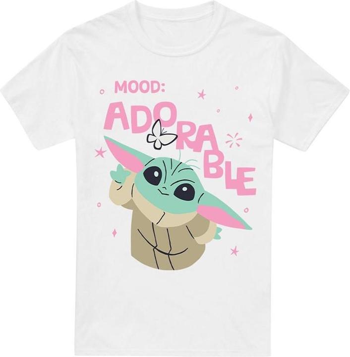 Actual product image Star Wars Mens Mood Adorable Grogu T-Shirt (L)