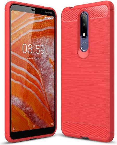 Immagine prodotto MU Style Serie Softcase in fibra di carbonio TPU (Nokia 3.1 Plus)