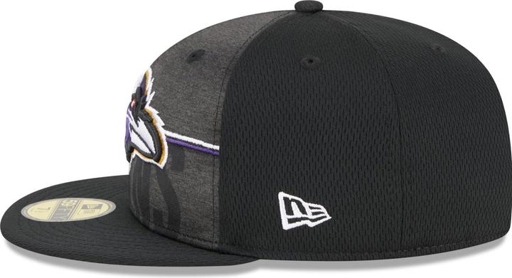Actual product image New Era 59Fifty Fitted Cap - NFL TRAINING Baltimore Ravens (7 1/8)