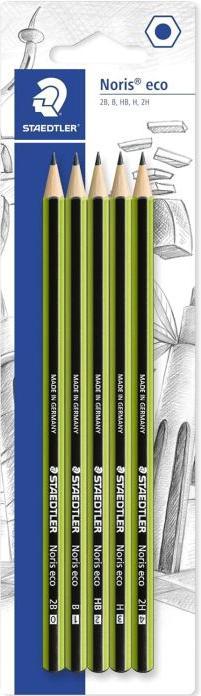 Produktbild Staedtler Noris eco Set à 5 graphite Bleistiften