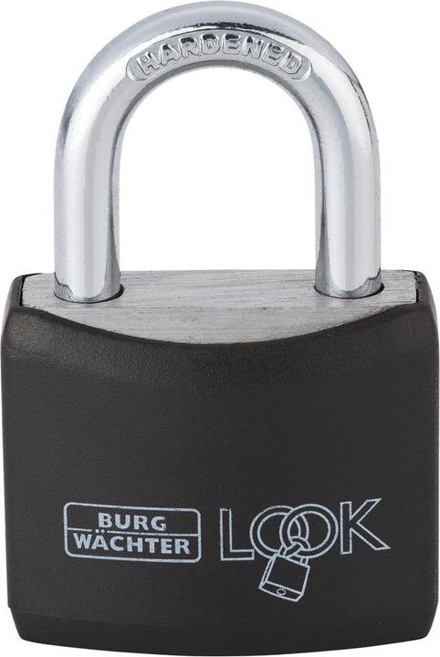 Actual product image Burg Wächter Cylinder padlock Look 402 shackle thickness 5.0mm shackle width 15.0mm, shackle height 19.0mm