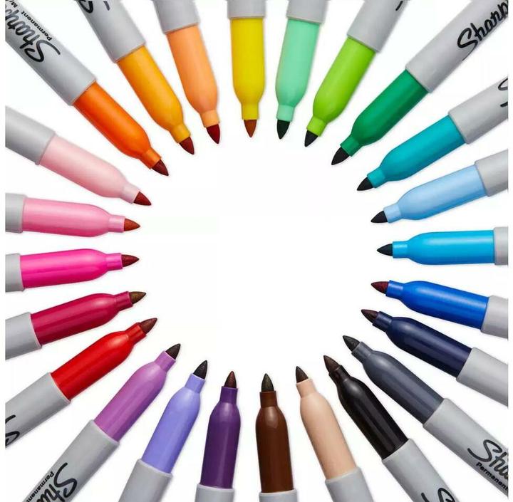 Produktbild Paper Mate Permanent marker sharpie, fine, rund, blå (Blau, 0.90 mm, 1 x)