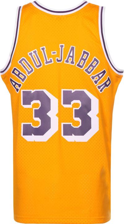 Actual product image Mitchell & Ness Swingman Jersey La Lakers 198485 Kareem Abduljabbar (M)
