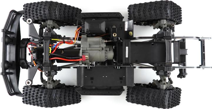 Actual product image Amewi AMXRock RCX10TB Electric Brushed Crawler Chain 1:10 RTR blue (ARR Almost Ready to Run)