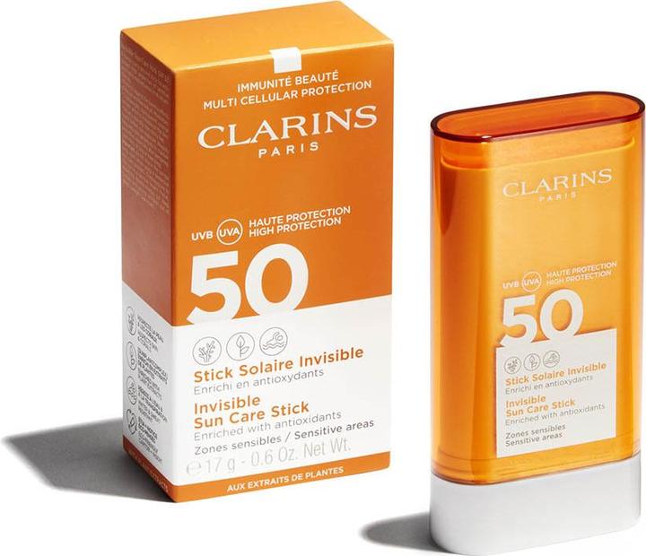 Image du produit Clarins Stick solaire invisible (Stick solaire, Crème solaire visage, SPF 50, 69 g)