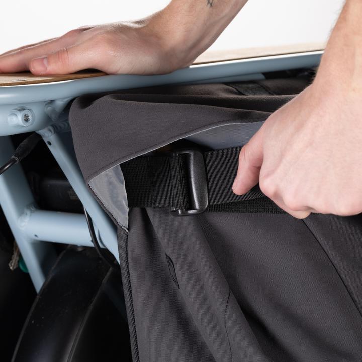 Produktbild Decathlon Doppel-Fahrradtasche Longtail (100 l, Gepäckträgertasche)