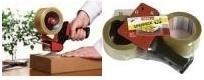 Actual product image tesa tesapack hand dispenser set with 2 tear-resistant PVC packing tapes (50 mm)