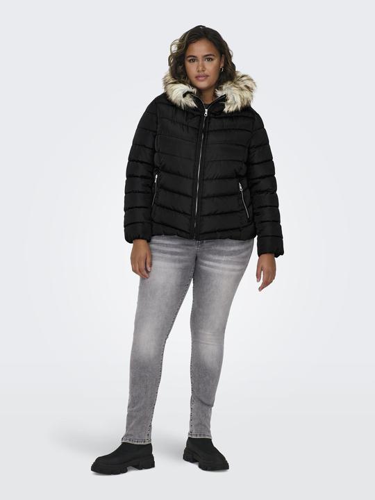 Actual product image Only Hood with faux fur lining Jacket Quilted jacket (L)