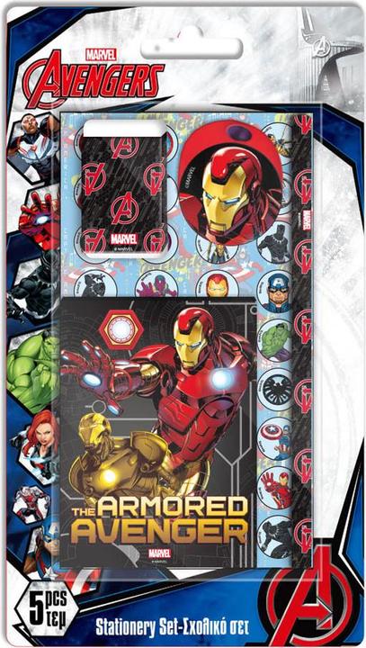 Briefpapier-Set Avengers, 5-tlg. (5 Stk.)