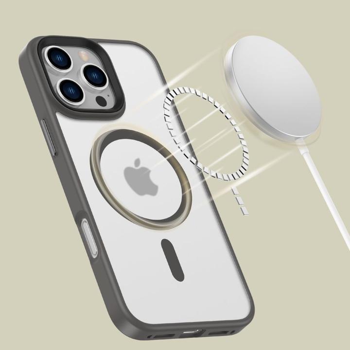 Produktbild Tech-Protect MagMat MagSafe case for iPhone 16 Pro Max - titanium (Apple iPhone 16 Pro Max)