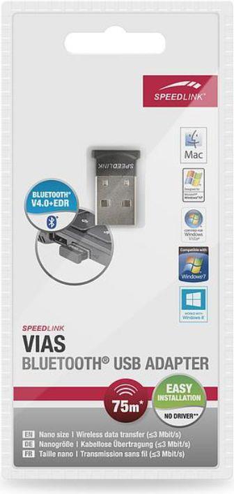 Produktbild Speedlink SL-7411-BK VIAS USB Nano Bluetooth-Adapter
