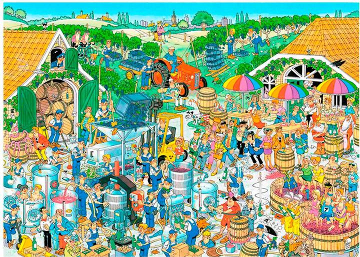 Actual product image Jumbo Jan van Haasteren - The winery (1000 pieces)