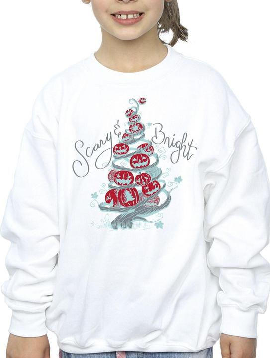 Actual product image Disney Girls The Nightmare Before Christmas Scary & Bright Sweatshirt (152, 158)