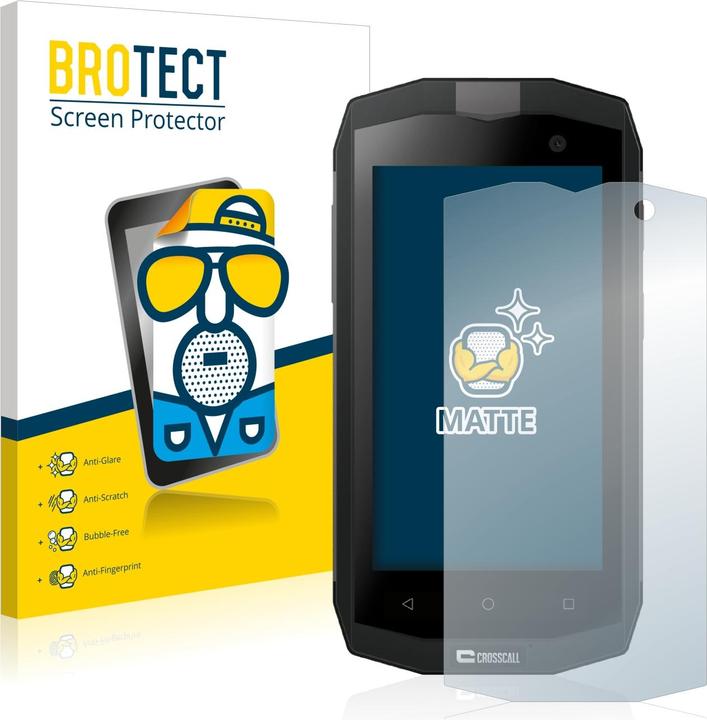 Produktbild BROTECT Entspiegelungsfolie Displayschutz Displayschutzfolie Folie Matt (2 Stück, Crosscall Trekker M1 Core)