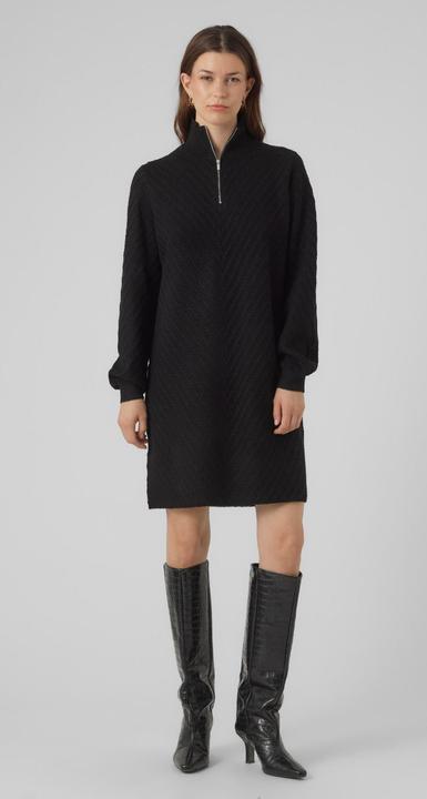 Produktbild Vero Moda VMANJASTINNA HIGHNECK ZIP DRESS GA EXC Strickkleid (M)