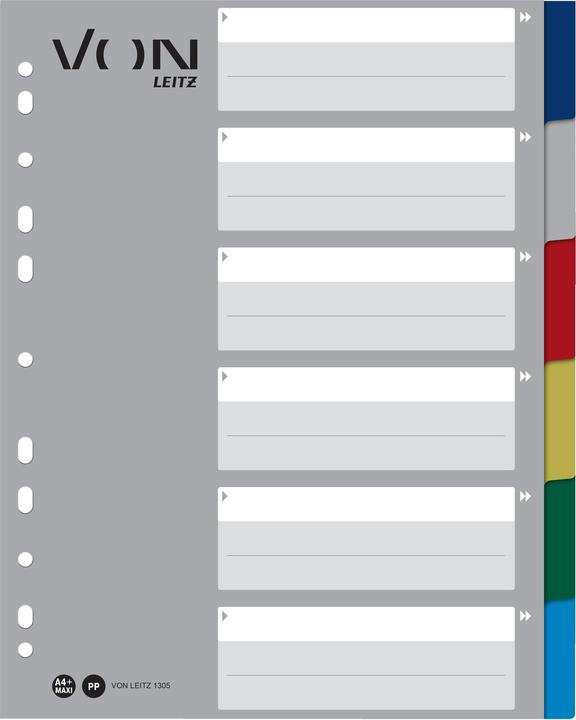 Immagine prodotto von Hallers Indice in bianco, A4, 1-5
