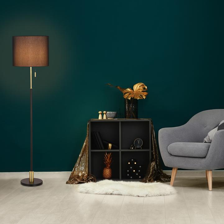 Image du produit Relaxdays Lampe sur pied (E27)